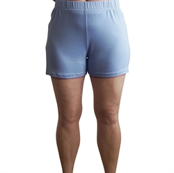 Damen Nachtshorts Hellblau Größe XL